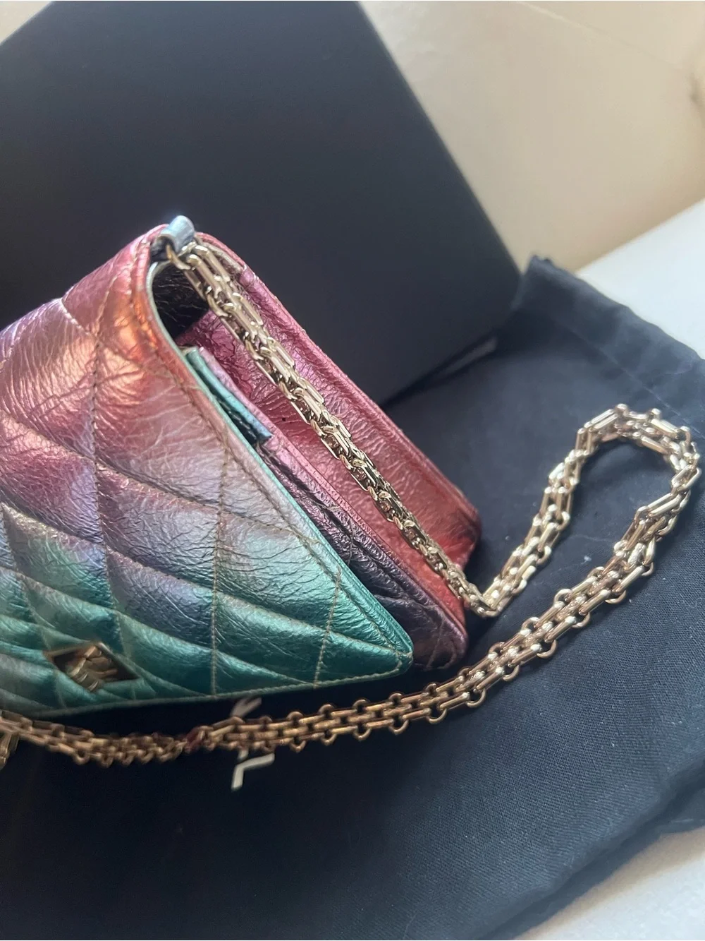 Chanel Multicolor Iridescent WOC crossbody - Picture 4 of 9
